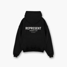 Load image into Gallery viewer, REPRESENT OWNERS CLUB HOODIE BLACK