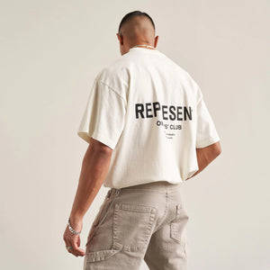 REPRESENT OWNERS CLUB T-SHIRT FLAT WHITE