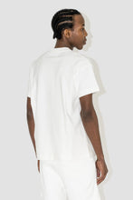 Load image into Gallery viewer, FLANEUR HOMME EMBROIDERED SIGNATURE TSHIRT IN ECRU