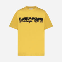Load image into Gallery viewer, FLANEUR HOMME DISTORTED PRINTEMPS ETE TSHIRT IN YELLOW