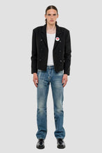 Load image into Gallery viewer, FLANEUR HOMME WOOL BLEND BLAZER BLACK